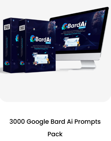 3000 Google Bard Ai Prompts Pack